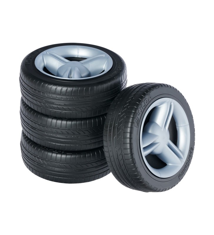 Big fulda whisper-wheels, set de roți (negru)