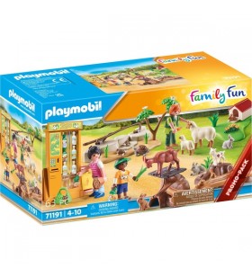 Playmobil 71191 jucărie de construcție a grădinii zoologice pentru distracție în familie