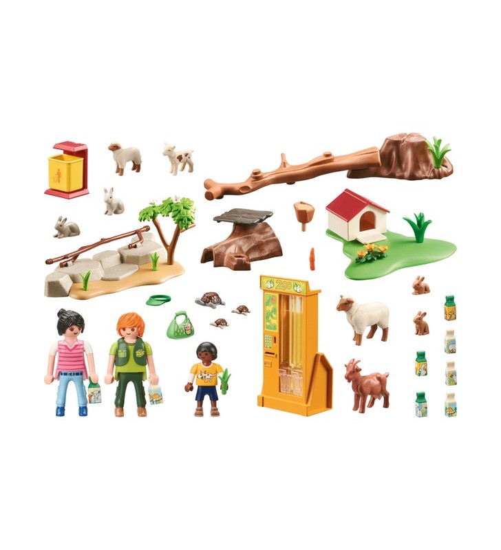 Playmobil 71191 jucărie de construcție a grădinii zoologice pentru distracție în familie