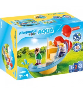 Playmobil 70270 1.2.3 jucărie de construcție aqua tobogan cu apă