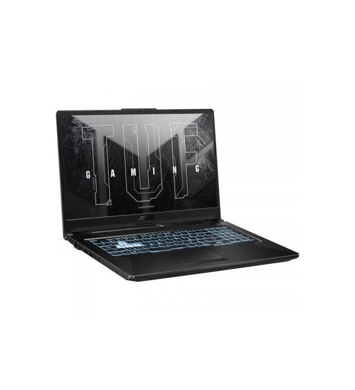 Laptop asus tuf gaming f17 fx706hf-hx013, intel core i5-11400h, 17.3 inch, ram 8gb, ssd 512gb, nvidia geforce rtx 2050 4gb, no os, graphite black