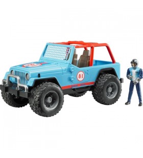 Frate jeep cross country cu pilot de curse, model de vehicul (albastru)