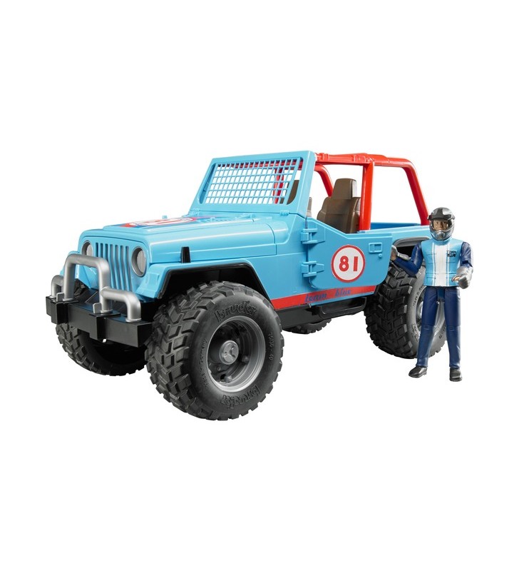 Frate jeep cross country cu pilot de curse, model de vehicul (albastru)