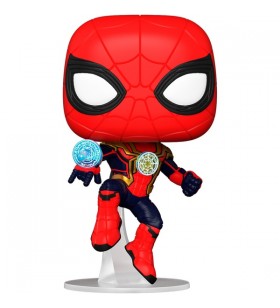 Funko pop! marvel - spider-man integrated suit, figurină de jucărie (10,2 cm)