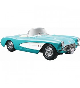 Maisto chevrolet corvette ´57, model de vehicul (turcoaz, 1:24)