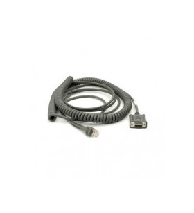 Cable rs232 6in coiled/rohs compliant