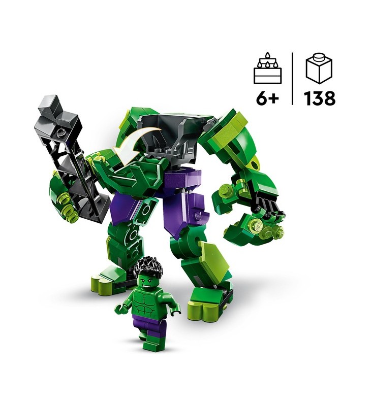 Jucărie de construcție lego 76241 marvel hulk mech
