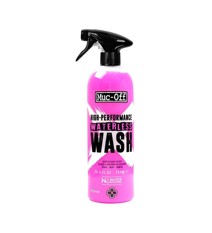 Muc-off high performance waterless wash, 750 ml, detergent