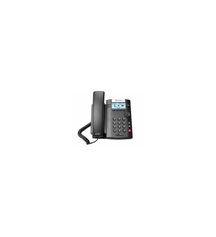 Vvx201 2line desktop phone poe/with dual 10/100 ethernet ports in