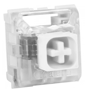 Set de întrerupătoare Sharkoon Kailh Box alb, întrerupătoare cu cheie (alb/transparent, 35 buc)