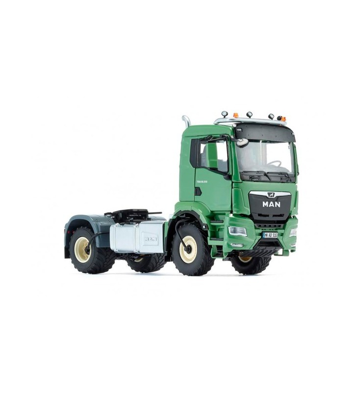 Wiking MAN TGS 18.510 4x4 BL tractor cu 2 axe "Ackerdiesel", model de vehicul (verde)