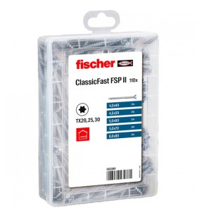 fischer master box ClassicFast SK TG TX, 4.0 - 6.0mm, set de șuruburi