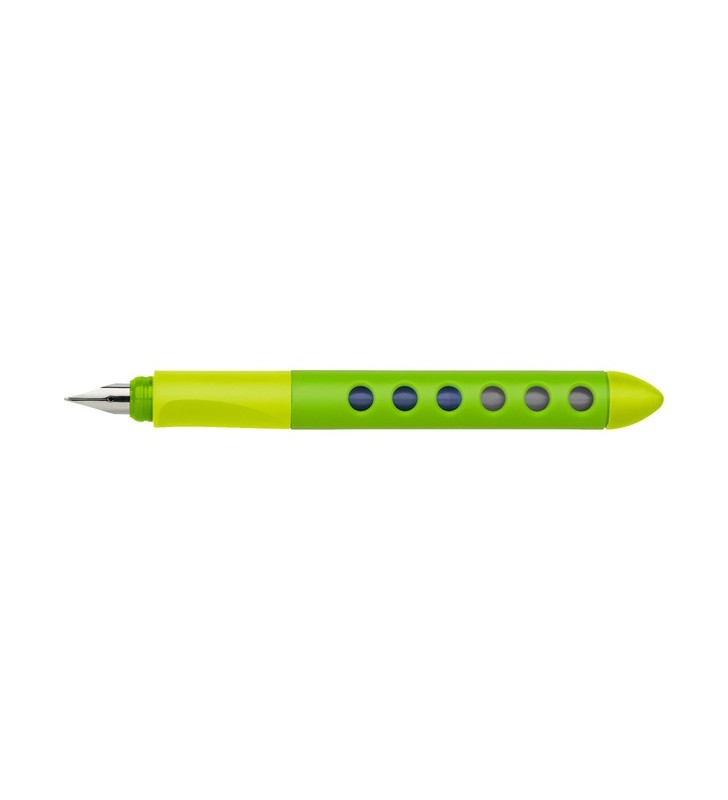 stilou Faber-Castell Scribolino pentru școală, stângaci, verde deschis, stilou