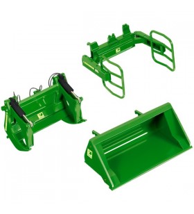 Set de instrumente pentru încărcător frontal Wiking A John Deere, model de vehicul