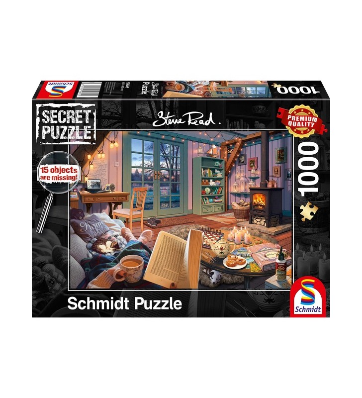 Jocuri Schmidt Steve Read: Puzzle-uri secrete - La casa de vacanță (1000 bucăți)