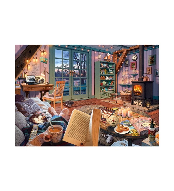 Jocuri Schmidt Steve Read: Puzzle-uri secrete - La casa de vacanță (1000 bucăți)