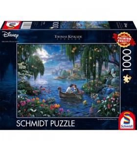 Jocuri Schmidt Studiourile Thomas Kinkade: Mica Sirenă și Prințul Eric, Puzzle (Colecții Disney Dreams)