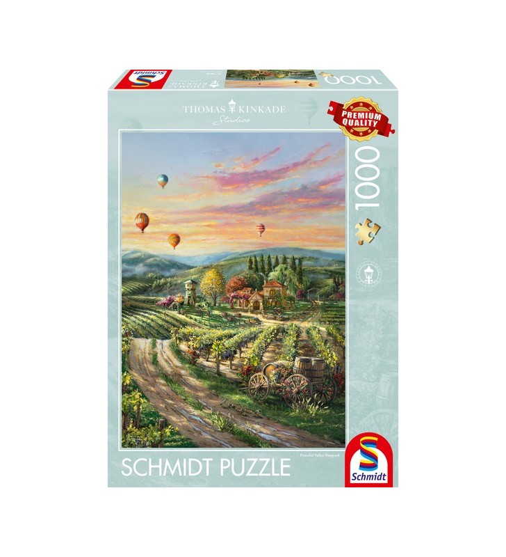 Schmidt Games Thomas Kinkade Studios: Peaceful Valley Vineyard, Puzzle