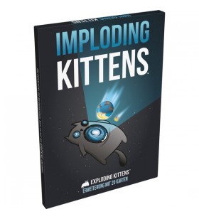 Asmodee Exploding Kittens - Imploding Kittens, pachet de cărți (Extensie)