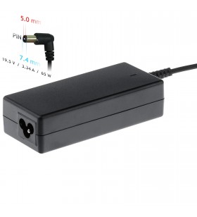 Aky ak-nd-05 akyga notebook power adapter ak-nd-05 19.5v/3.34a 65w 7.4x5.0 mm + pin dell