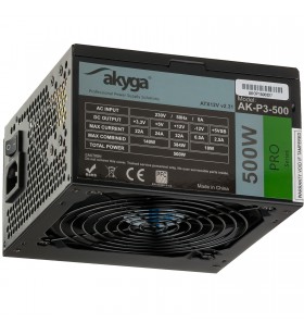 Aky ak-p3-500 akyga pro atx power supply 500w ak-p3-500 fan12cm p8 5xsata 2xpci-e