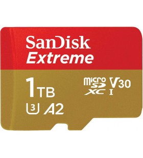 Extreme microsdxc 1tb+sd/adapater 190mb/s 130mb/s a2 c10