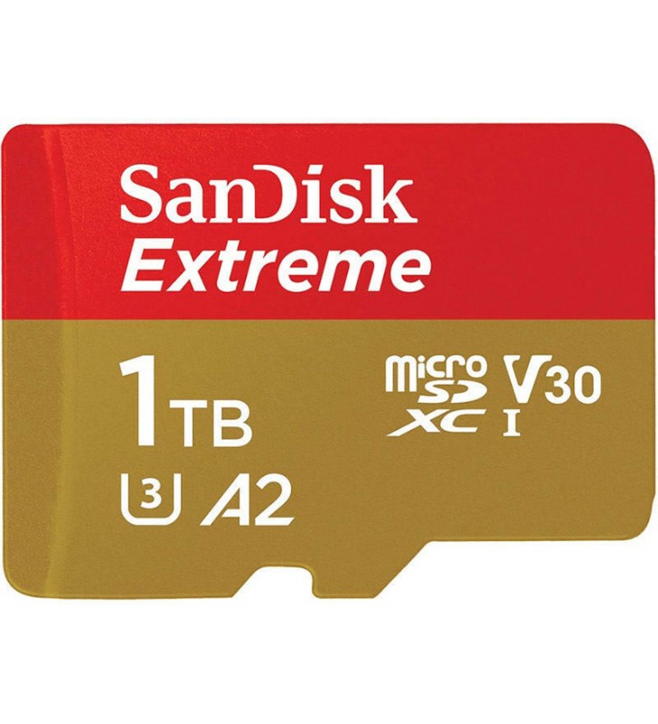 Extreme microsdxc 1tb+sd/adapater 190mb/s 130mb/s a2 c10