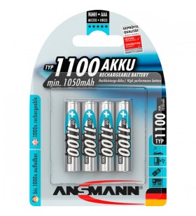 Ansmann 1100mAh NiMh Professional, baterie reîncărcabilă (argint)