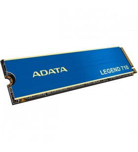 ADATA LEGEND 710 256GB, SSD (albastru/auriu, PCIe 3.0 x4, NVMe 1.4, M.2 2280)