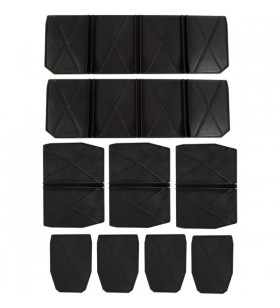Set de compartimente din plastic pentru carcasa Einhell, 9 bucăți, inserție (negru, pentru E-Case SC, E-Case SF)