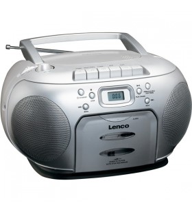 Lenco SCD-420SI, radio (argintiu, radio FM, CD-R/RW)