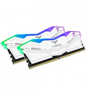 Kit de memorie Team Group DIMM 32GB DDR5-7200 (alb, FF4D532G7200HC34ADC0, Delta RGB, XMP)