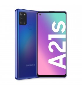 Samsung galaxy a21s sm-a217f/dsn 16,5 cm (6.5") 3 giga bites 32 giga bites dual sim 4g albastru android 10.0 5000 mah