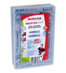 fischer master box UX / UX-R, diblu (gri deschis, 110 bucăți)