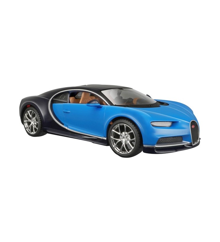 Maisto Bugatti Chiron, model de vehicul (albastru/negru, 1:24)