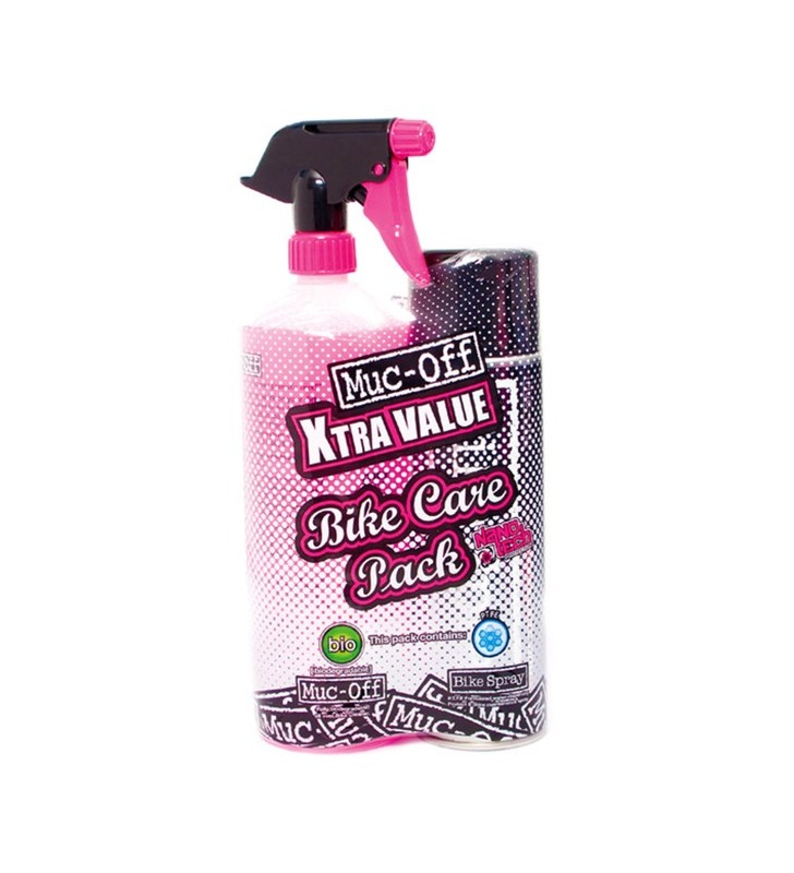 Muc-Off X-Tra Bike Spray Duo Pack, detergent (detergent + spray de îngrijire)