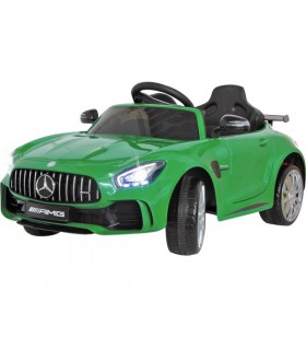 Jamara Ride-on Mercedes-Benz AMG GT R, vehicul pentru copii (verde, 12V)