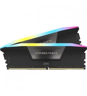 Kit Corsair DIMM 32GB DDR5 7000, memorie (negru, CMH32GX5M2X7000C34, Vengeance RGB, XMP)
