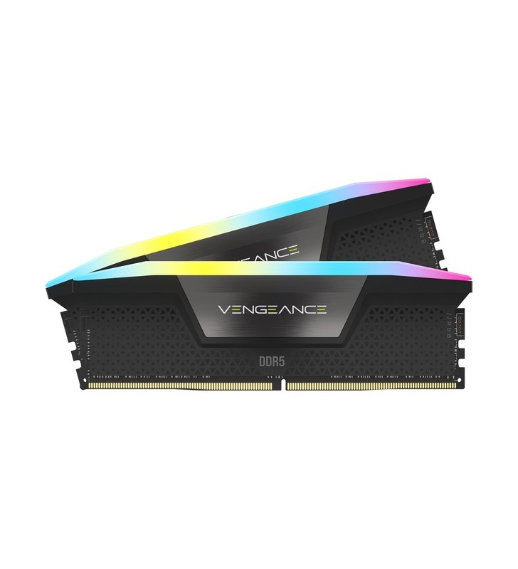 Kit Corsair DIMM 32GB DDR5 7000, memorie (negru, CMH32GX5M2X7000C34, Vengeance RGB, XMP)