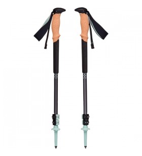 Bețe de trekking Black Diamond Pursuit S/M, echipament de fitness (gri/verde, 1 pereche, 100-125 cm)