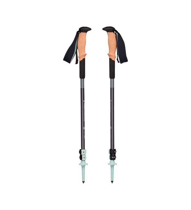 Bețe de trekking Black Diamond Pursuit M/L gn, echipament de fitness (gri/verde, 1 pereche, 100-125 cm)