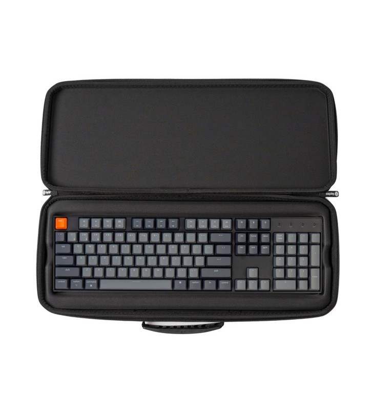 Geanta de transport completa Keychron K10 (negru, pentru tastatură Keychron K10 cu cadru din plastic)