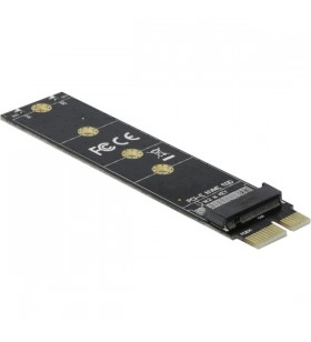 Adaptor DeLOCK PCIe x1 - M.2 Key M, placă de interfață