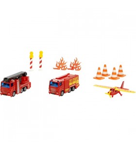 Set cadou pentru pompieri SIKU SUPER, vehicul de jucărie