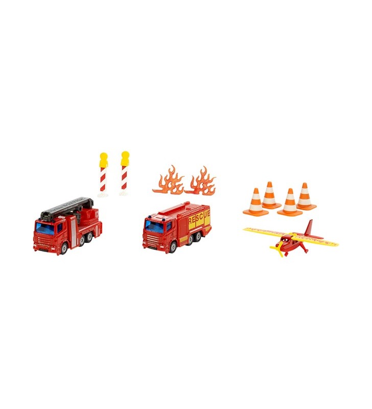 Set cadou pentru pompieri SIKU SUPER, vehicul de jucărie