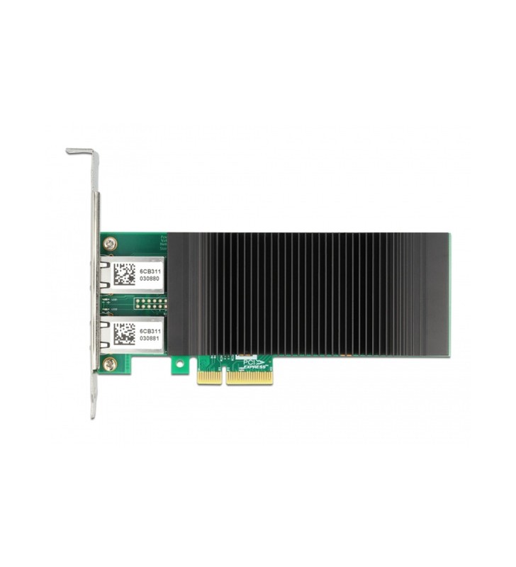 Deblocați placa PCI Express x4 la 2 x RJ45 Gigabit LAN PoE+ i350