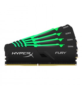 Hyperx fury hx434c17fb3ak4/128 module de memorie 128 giga bites 4 x 32 giga bites ddr4 3466 mhz