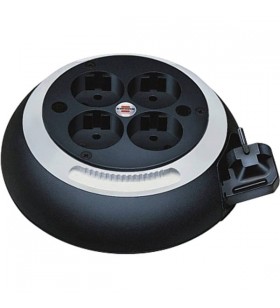Brennenstuhl Comfort-Line mini tambur de cablu CL-S 4x (alb/negru, 3 metri)