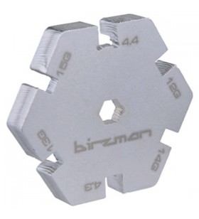 Birzman cheie cu spițe 4,3 mm / 4,4 mm instrument de asamblare (cheie cu mamelon, 6 dimensiuni)