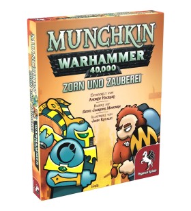 Pegasus Munchkin Warhammer 40.000: Joc de cărți de furie și vrăjitorie (Extensie)